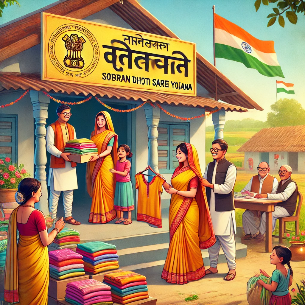 Jharkhand Sona Sobran Dhoti Saree Yojana