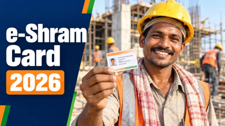 e-Shram Card 2026: Eligibility, Benefits and How to Register Free for Unorganised Workers